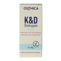 Orthica Vitamine K & D zuigeling 10 Milliliter
