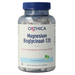 Orthica Magnesium bisglycinaat 120.00 Vegetarische capsules