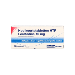Healthypharm Loratadine hooikoorts tablet 10 Tabletten
