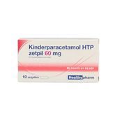 Healthypharm Paracetamol kind 60mg 10 Zetpillen