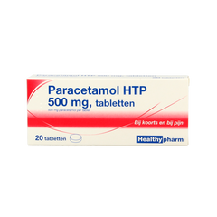Healthypharm Paracetamol 500mg 20.00 Tabletten