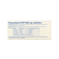 Healthypharm Paracetamol 500mg 20.00 Tabletten