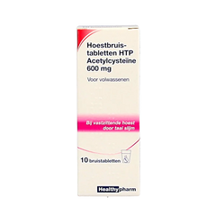 Healthypharm Acetylcysteine 600mg 10 Bruistabletten