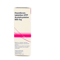 Healthypharm Acetylcysteine 600mg 10 Bruistabletten