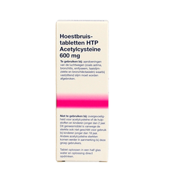 Healthypharm Acetylcysteine 600mg 10.00 Bruistabletten