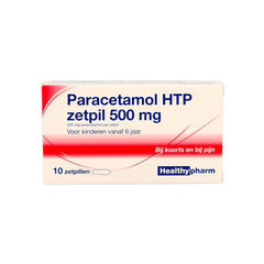 Healthypharm Paracetamol 500mg 10 Zetpillen
