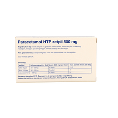 Healthypharm Paracetamol 500mg 10 Zetpillen