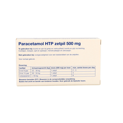 Healthypharm Paracetamol 500mg 10.00 Zetpillen