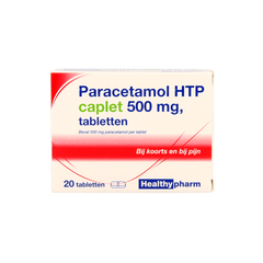 Healthypharm Paracetamol caplet 500 20.00 Tabletten