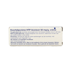 Healthypharm Koortslip creme aciclovir 3 Gram