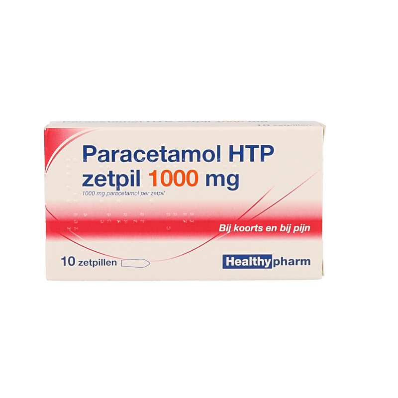 Healthypharm Paracetamol 1000mg 10.00 Zetpillen