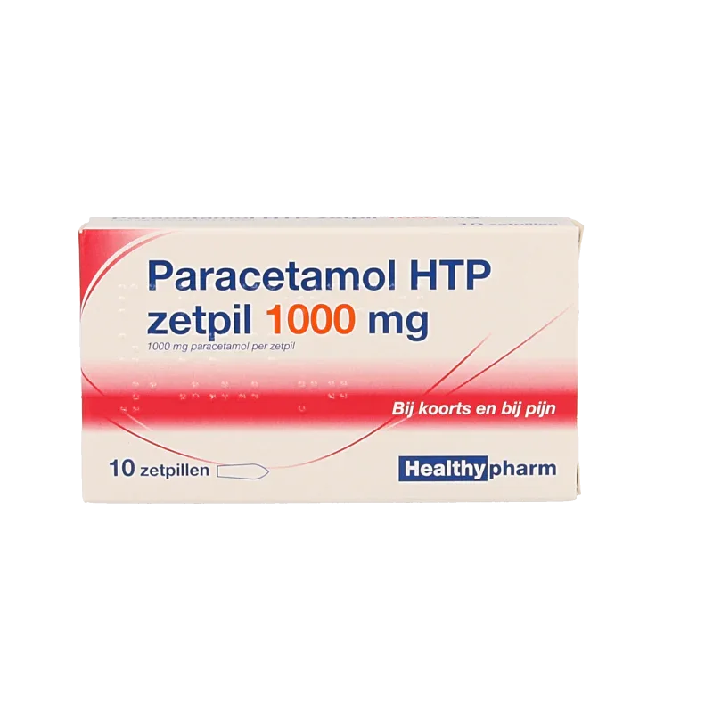 Healthypharm Paracetamol 1000mg 10 Zetpillen