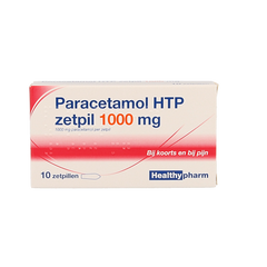 Healthypharm Paracetamol 1000mg 10.00 Zetpillen