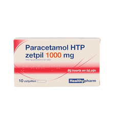 Healthypharm Paracetamol 1000mg 10 Zetpillen
