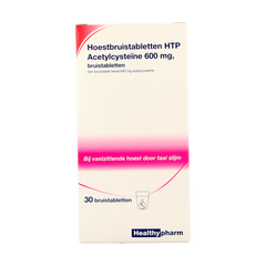 Healthypharm Acetylcysteine 600mg HTP 30.00 Bruistabletten