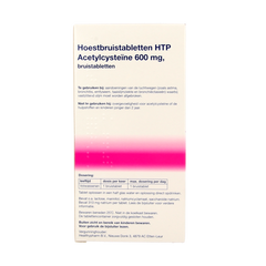 Healthypharm Acetylcysteine 600mg HTP 30.00 Bruistabletten