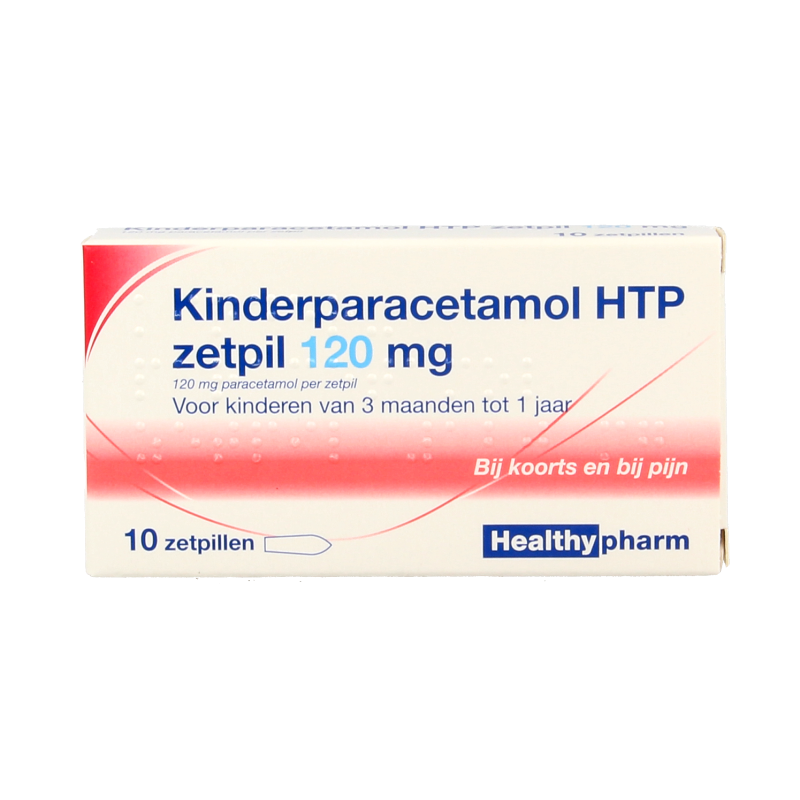 Healthypharm Paracetamol kind 120mg 10 Zetpillen
