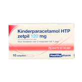 Healthypharm Paracetamol kind 120mg 10 Zetpillen