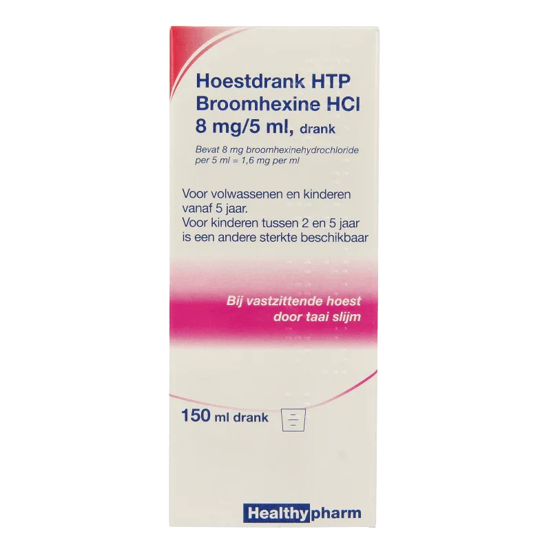 Healthypharm Broomhexine hoestdrank 8mg 150 Milliliter