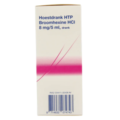 Healthypharm Broomhexine hoestdrank 8mg 150 Milliliter