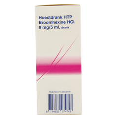 Healthypharm Broomhexine hoestdrank 8mg 150.00 Milliliter