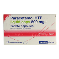 Healthypharm Paracetamol 500mg liquid 20 Capsules