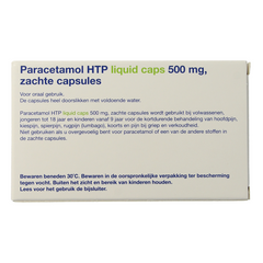 Healthypharm Paracetamol 500mg liquid 20 Capsules