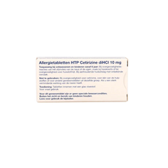 Healthypharm Cetirizine diHCl 10mg 10 Tabletten