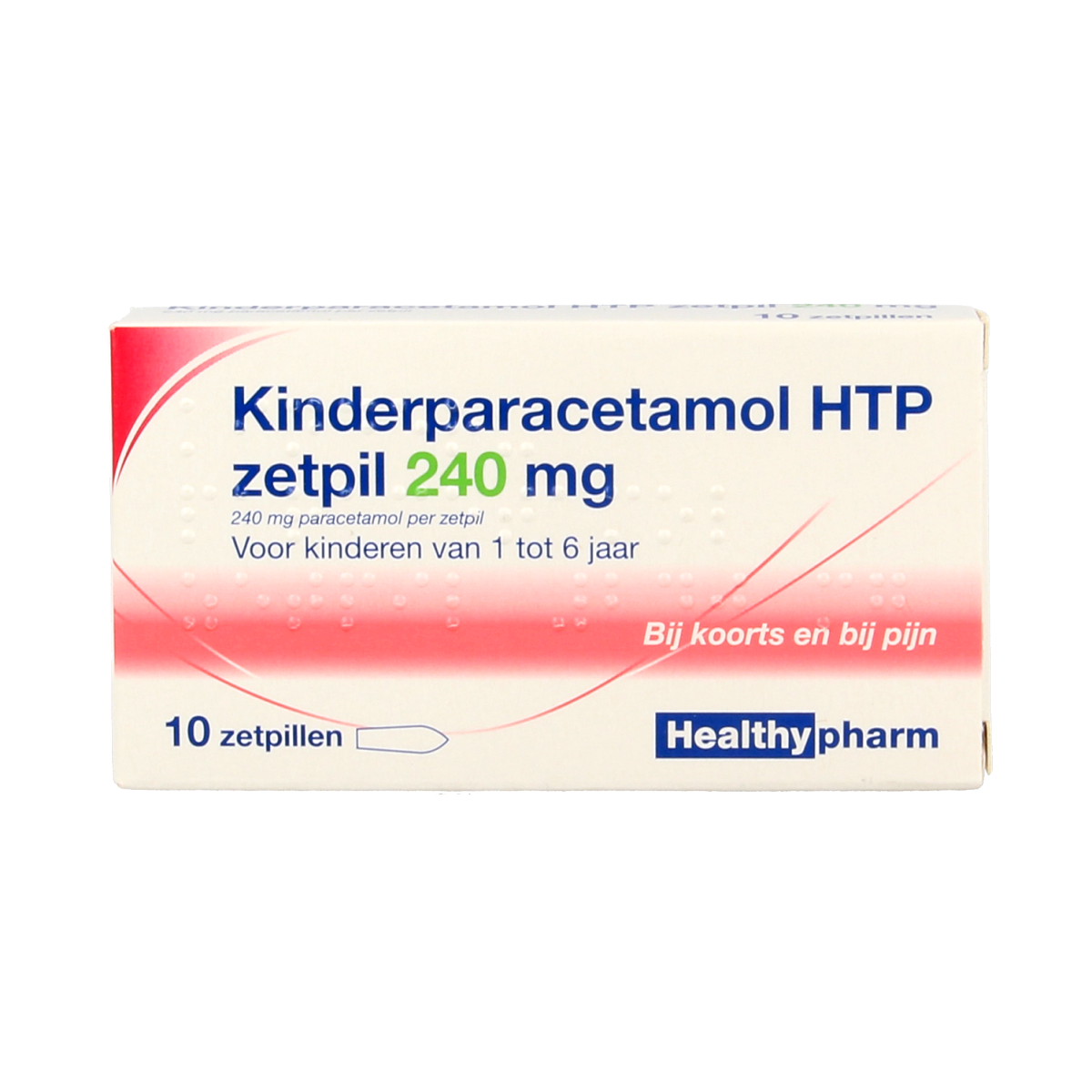 Healthypharm Paracetamol kinderen 240mg 10.00 Zetpillen