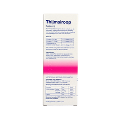 Healthypharm Thijmsiroop suikervrij 150.00 Milliliter