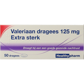 Healthypharm Valeriaan extra sterk 125mg 50.00 Dragees