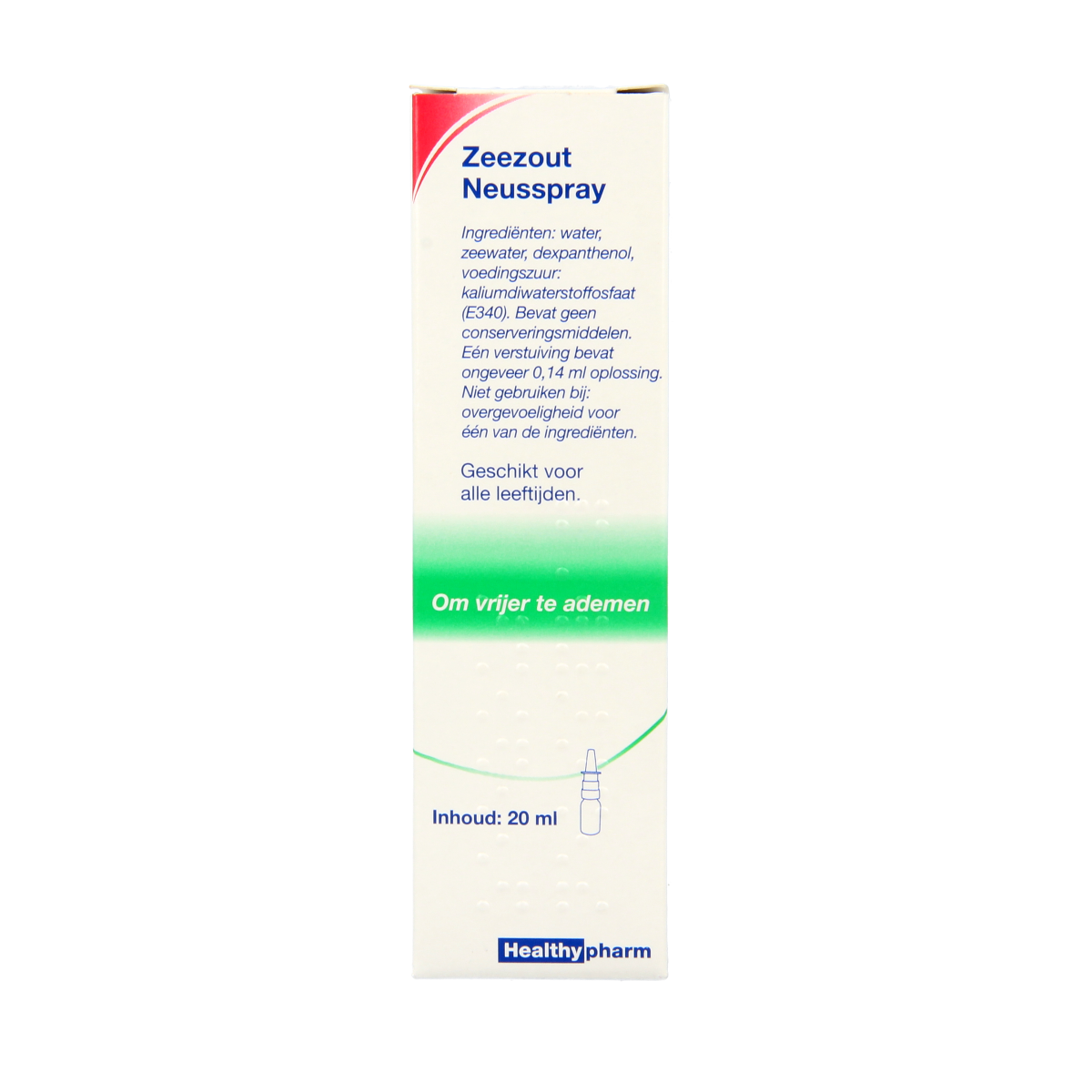 Healthypharm Zeezout neusspray 20.00 Milliliter