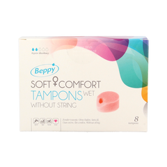 Beppy Soft+ comfort tampons wet 8 Stuks