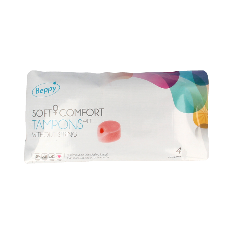 Beppy Soft+ comfort tampons wet 4 Stuks