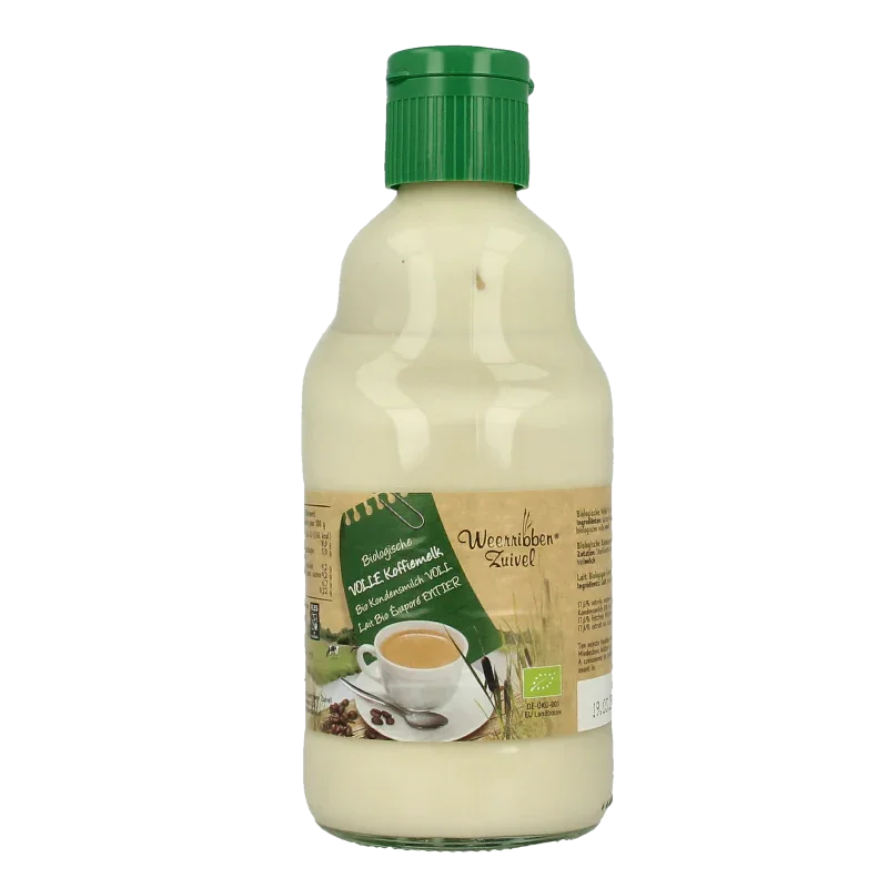Weerribben Koffiemelk vol bio 372 Milliliter