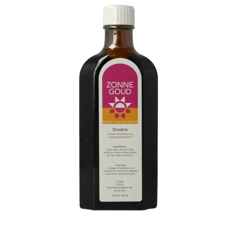 Zonnegoud Drosera siroop 150 Milliliter