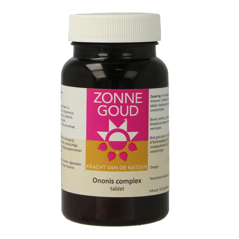 Zonnegoud Ononis complex 120 Tabletten