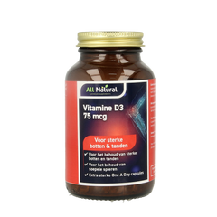 All Natural Vitamine D3 75mcg 30.00 Capsules