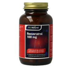 All Natural Resveratrol 100mg 60 Capsules