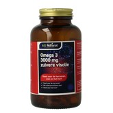 All Natural Omega 3 3000mg zuivere visolie 100.00 Capsules