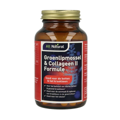 All Natural Groenlipmossel & collageen II formule 60 Tabletten