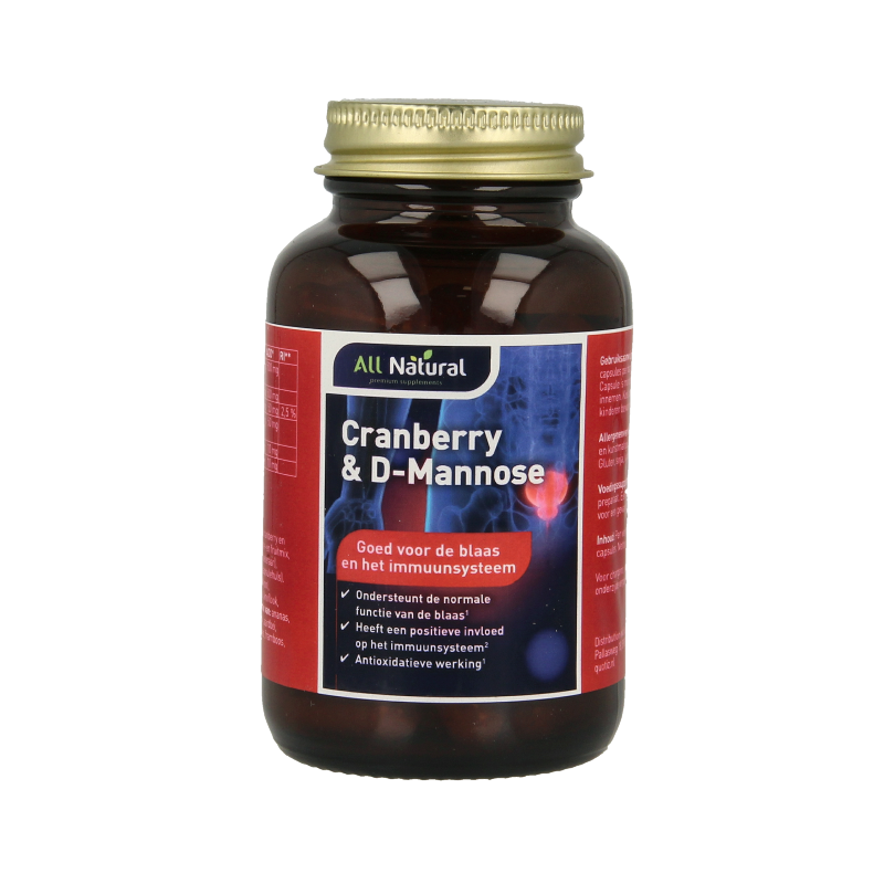 All Natural Cranberry & D-Mannose 60 Capsules