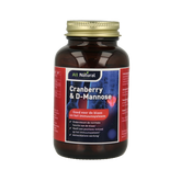 All Natural Cranberry & D-Mannose 60.00 Vegetarische capsules