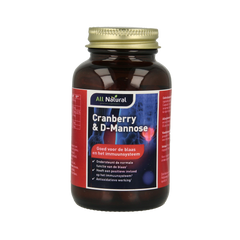 All Natural Cranberry & D-Mannose 60.00 Vegetarische capsules