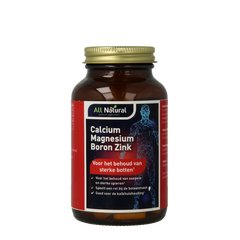 All Natural Calcium magnesium boron zink 90.00 Tabletten