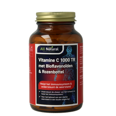 All Natural Vitamine C 1000 met bioflavonoiden & rozenbottel 100 Tabletten