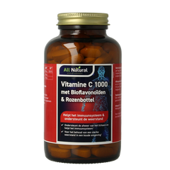 All Natural Vitamine C 1000 met bioflavonoiden & rozenbottel 200 Tabletten