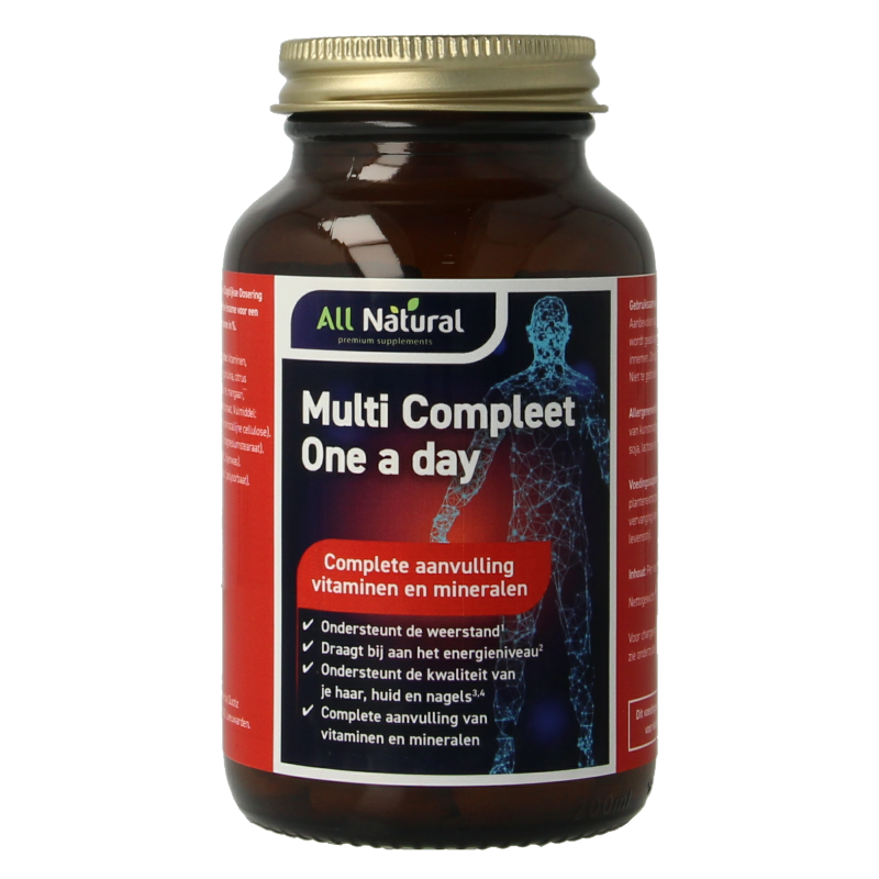 All Natural Multi compleet one a day 100 Tabletten