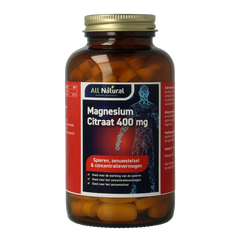 All Natural Magnesium citraat 400mg 120 Tabletten