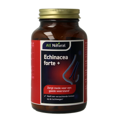 All Natural Echinacea forte plus cats claw 120.00 Vegetarische capsules